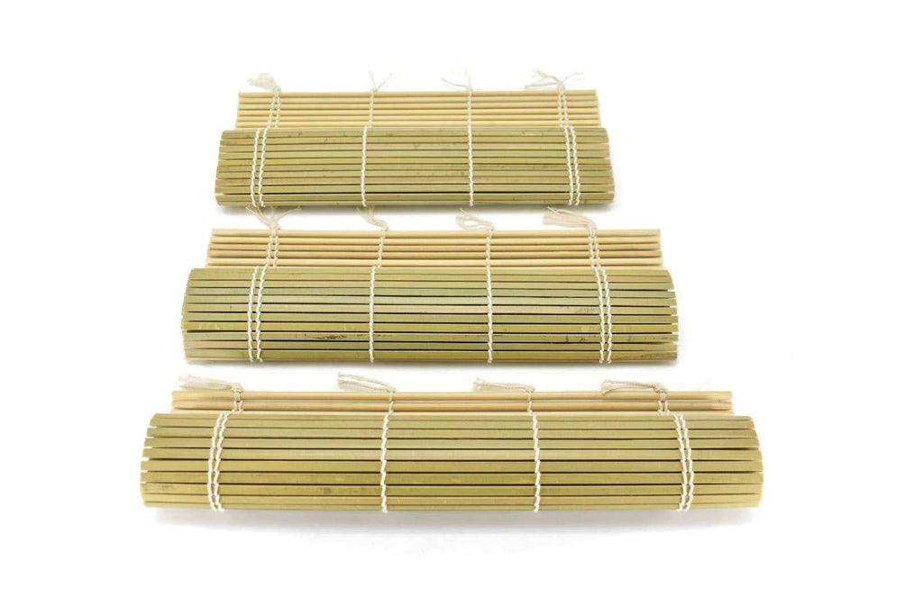 JapanBargain 3987, Set of 6 Bamboo Sushi Rolling Mats, 9-1/2 Inches