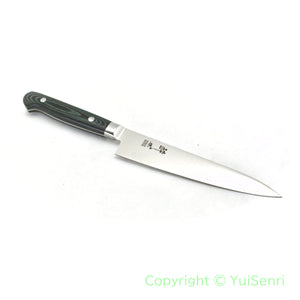 Suisin Premium INOX  Paring Knife 150 mm My Carta Handle Green