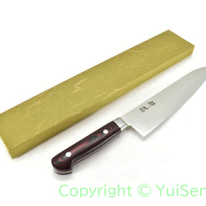 Suisin Premium INOX  Gyuto / My Carta Handle Red Black