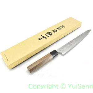 Yoshihiro GINSAN /Silver 3 Stainless, Chef's Sujihiki Nashiji Finish