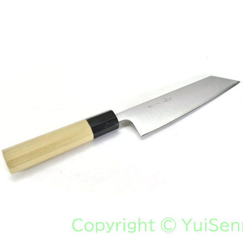 YuiSenri GINSAN /Silver #3 Stainelss Japanese Style Bunka /Kengata Santoku 170 mm