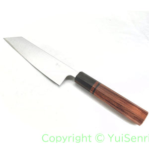 YuiSenri GINSAN /Silver #3 Stainelss Bunka 170 mm with Octagonal Bubinga Handle