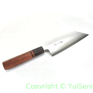 YuiSenri GINSAN /Silver #3 Stainelss Bunka 170 mm with Octagonal Bubinga Handle