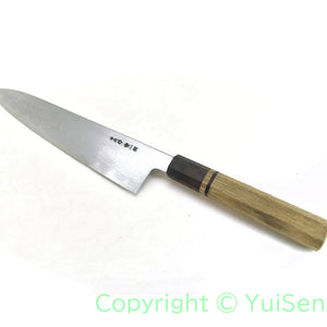 YuiSenri Blue Steel #1 SUMINAGASHI Gyuto with Octagonal Elm Handle