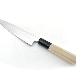 Yoshihiro Aogami Super Paring Knife - Carbon Steel Petty Knife with High Edge Retention, Magnolia Handle