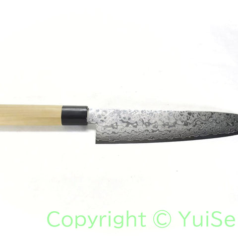 Yoshihiro ZAD AUS10 Clad 45 Layers Damascus Gyuto