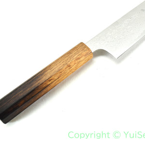 Yoshihiro 69 Layers  ZA18 Cobalt Stainless Damascus Chef's Gyuto Oak Handle