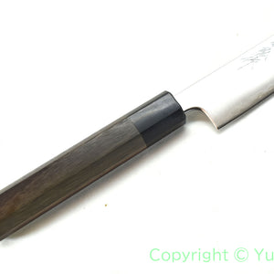 Yoshihiro Aogami Super Clad Chef's Sujihiki Octagonal Shitan Handle