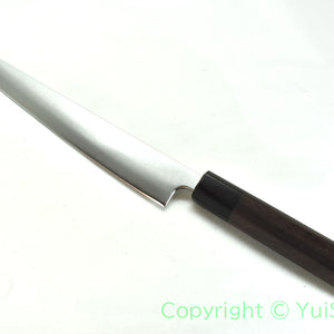 Yoshihiro Aogami Super Clad Chef's Sujihiki Octagonal Shitan Handle