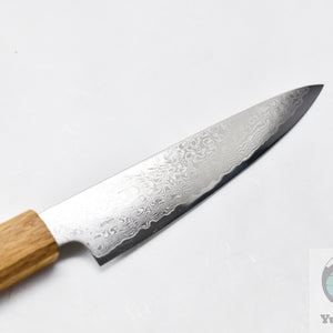 Yoshihiro 69 Layers  ZA18 Cobalt Stainless Damascus Paring Knife 150 mm Oak Handle