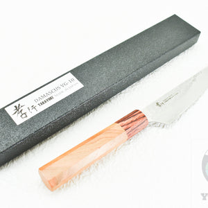 Sakai Takayuki VG-10 33 Layers Hammered Damascus Steak Knife 120 mm