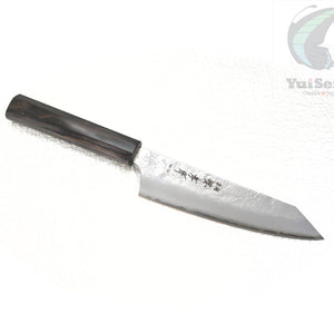 Sakai Takayuki VG-10 Nashiji Finish Japanese Style Kengata Santoku/Bunka 160 mm