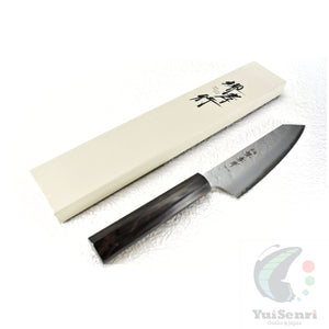 Sakai Takayuki VG-10 Nashiji Finish Japanese Style Kengata Santoku/Bunka 160 mm
