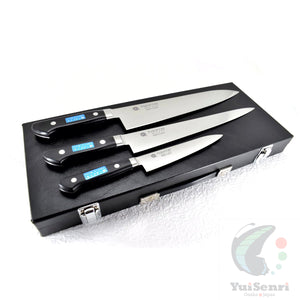 Sakai Takayuki GIFT BOX 3 Knife Set (INOX Gyuto, Sujihiki & Paring)
