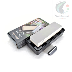 NANIWA Kirelu Household Combination Whetstone & Case/Base with Guide Clip