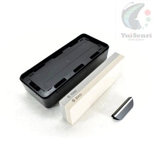NANIWA Kirelu Household Combination Whetstone & Case/Base with Guide Clip