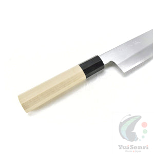 YuiSenri White Steel #2 Professional Kengata Santoku 170 mm, forged by Satoshi Nakagawa