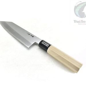 YuiSenri White Steel #2 Professional Kengata Santoku 170 mm, forged by Satoshi Nakagawa