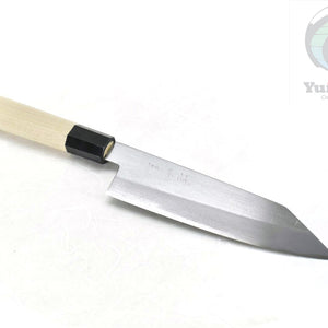YuiSenri White Steel #2 Professional Kengata Santoku 170 mm, forged by Satoshi Nakagawa