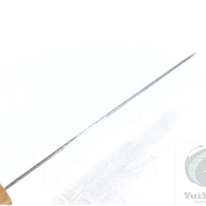 SUKEMATSU Yasuki White Steel #2 Hammered Santoku 165 mm with Oak Handle