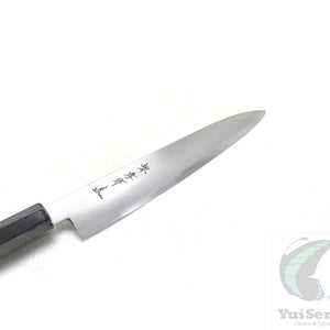 Sakai Takayuki GINSAN/Silver #3 Ebony Handle, Japanese Style Paring Knife