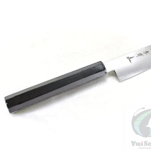 Sakai Takayuki GINSAN/Silver #3 Ebony Handle, Japanese Style Paring Knife