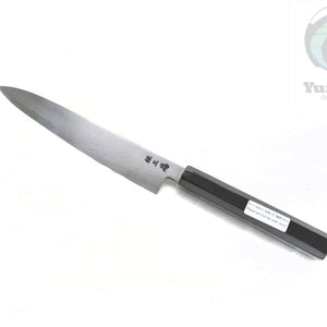 Sakai Takayuki GINSAN/Silver #3 Ebony Handle, Japanese Style Paring Knife