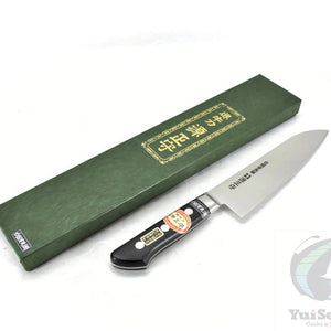 Minamoto Masamori HAKUGIN Yasuki Hi-Carbon Stainless Santoku