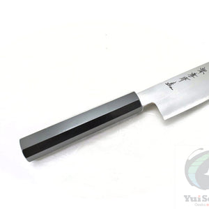 Sakai Takayuki GINSAN/Silver #3 Ebony Handle, Japanese Style Santoku 180 mm