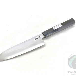 Sakai Takayuki GINSAN/Silver #3 Ebony Handle, Japanese Style Santoku 180 mm
