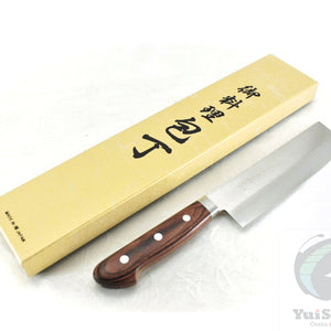 Yoshihiro VG-1 GOLD Stainless Clad Steel HGW Nakiri 160 mm