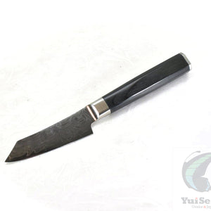 Sakai Takayuki GRAND CHEF SEIGAIHA 45 Layers Damascus BOHLER SP Steel Kengata Paring Knife 80 mm