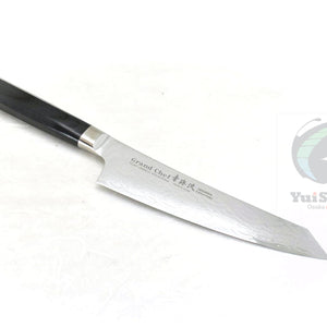 Sakai Takayuki GRAND CHEF SEIGAIHA 45 Layers Damascus BOHLER SP Steel Kengata Gyuto 190 mm