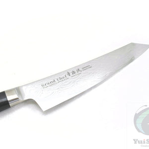 Sakai Takayuki GRAND CHEF SEIGAIHA 45 Layers Damascus BOHLER SP Steel Kengata Gyuto 190 mm