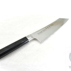 Sakai Takayuki GRAND CHEF SEIGAIHA 45 Layers Damascus BOHLER SP Steel Kengata Santoku 160 mm