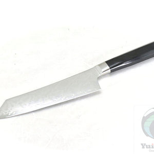 Sakai Takayuki GRAND CHEF SEIGAIHA 45 Layers Damascus BOHLER SP Steel Kengata Santoku 160 mm