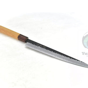 Sakai Takayuki Aogami Super Hammered Black Finish Sujihiki 240 mm