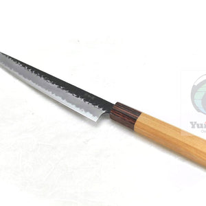Sakai Takayuki Aogami Super Hammered Black Finish Sujihiki 240 mm