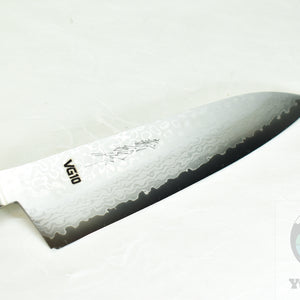 Yoshihiro VG-10 17 Layers Damascus Santoku 180 mm