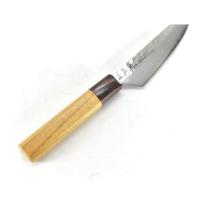 Sakai Takayuki VG-10 33 Layers Hammered Damascus Japanese Style Steak Knife 120 mm - Stainless Steel Chef's Steak Knife with Excellent Balance of Sharpness and Durability