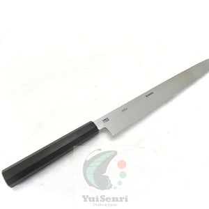 Yoshihiro Blue Steel #2 AOGASUMI Professional Left Handed Yanagiba 330 mm, Ebony Handle