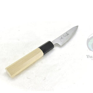 YuiSenri Original Aogami Super Paring Knife 80 mm – Japanese Carbon Steel Petty Knife with Magnolia Handle