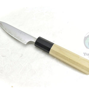 YuiSenri Original Aogami Super Paring Knife 80 mm – Japanese Carbon Steel Petty Knife with Magnolia Handle
