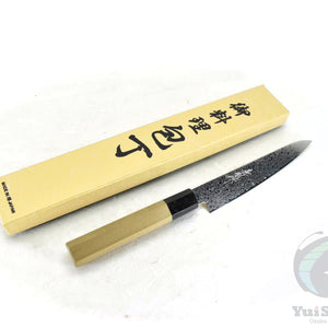 Yoshihiro ZAD Series AUS-10 45 Layers Damascus Paring Knife – Stainless Steel Chef’s Petty with Excellent Sharpness and Edge Retention