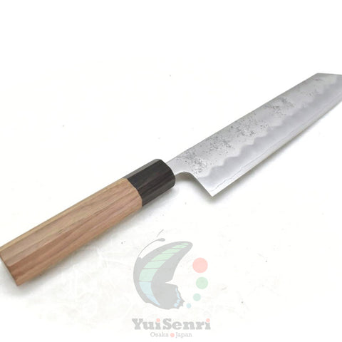 Yoshihiro Ginsan Nashiji Finish, Chef's Kiritsuke Gyuto - Stainless Chef's Kiritsuke Gyuto with Excellent Edge Retention and Easy Maintenance, Walnut Handle