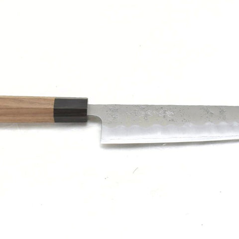 Yoshihiro Ginsan Nashiji Finish, Chef's Kiritsuke Gyuto - Stainless Chef's Kiritsuke Gyuto with Excellent Edge Retention and Easy Maintenance, Walnut Handle