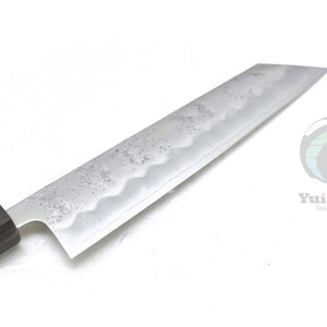 Yoshihiro Ginsan Nashiji Finish, Chef's Kiritsuke Gyuto - Stainless Chef's Kiritsuke Gyuto with Excellent Edge Retention and Easy Maintenance, Walnut Handle