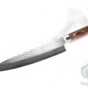 Sakai Takayuki VG-10 33 Layers Hammered Damascus Gyuto - Stainless Steel Chef's Knife with Excellent Balance of Sharpness and Durability