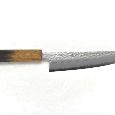YuiSenri Aogami Super Gyuto 180 mm- Carbon Steel Chef's Knife with High Edge Retention, Oak Handle