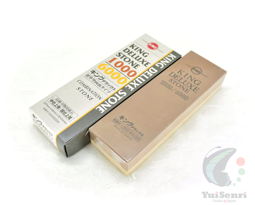 KING Deluxe Combination Whetstone #1000 / #6000 – Double-Sided Stone